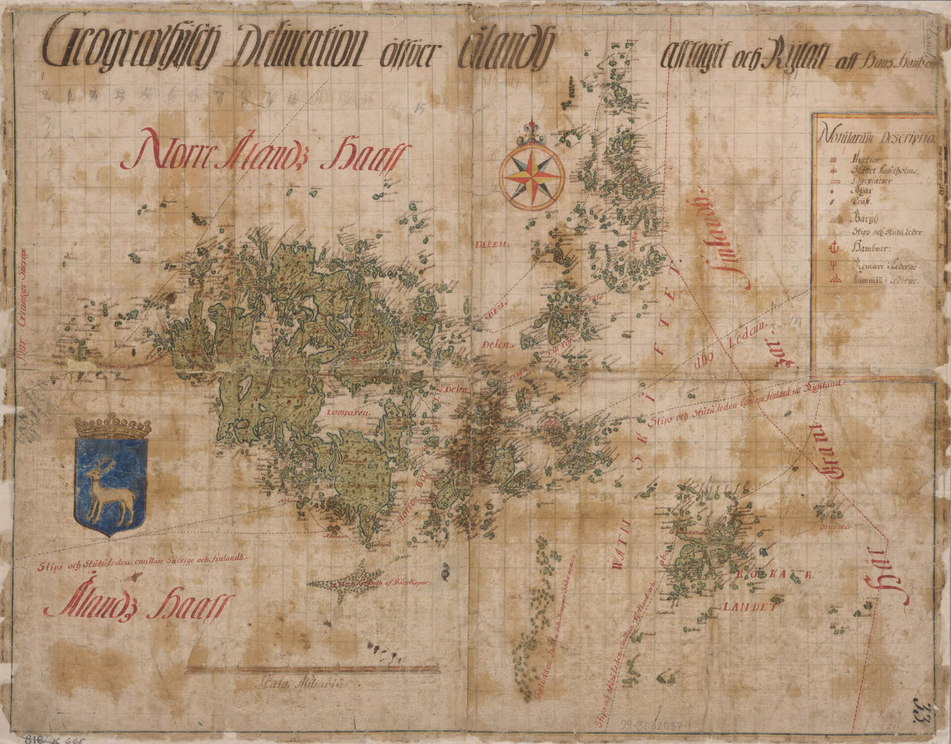 Swedish Map of Aland